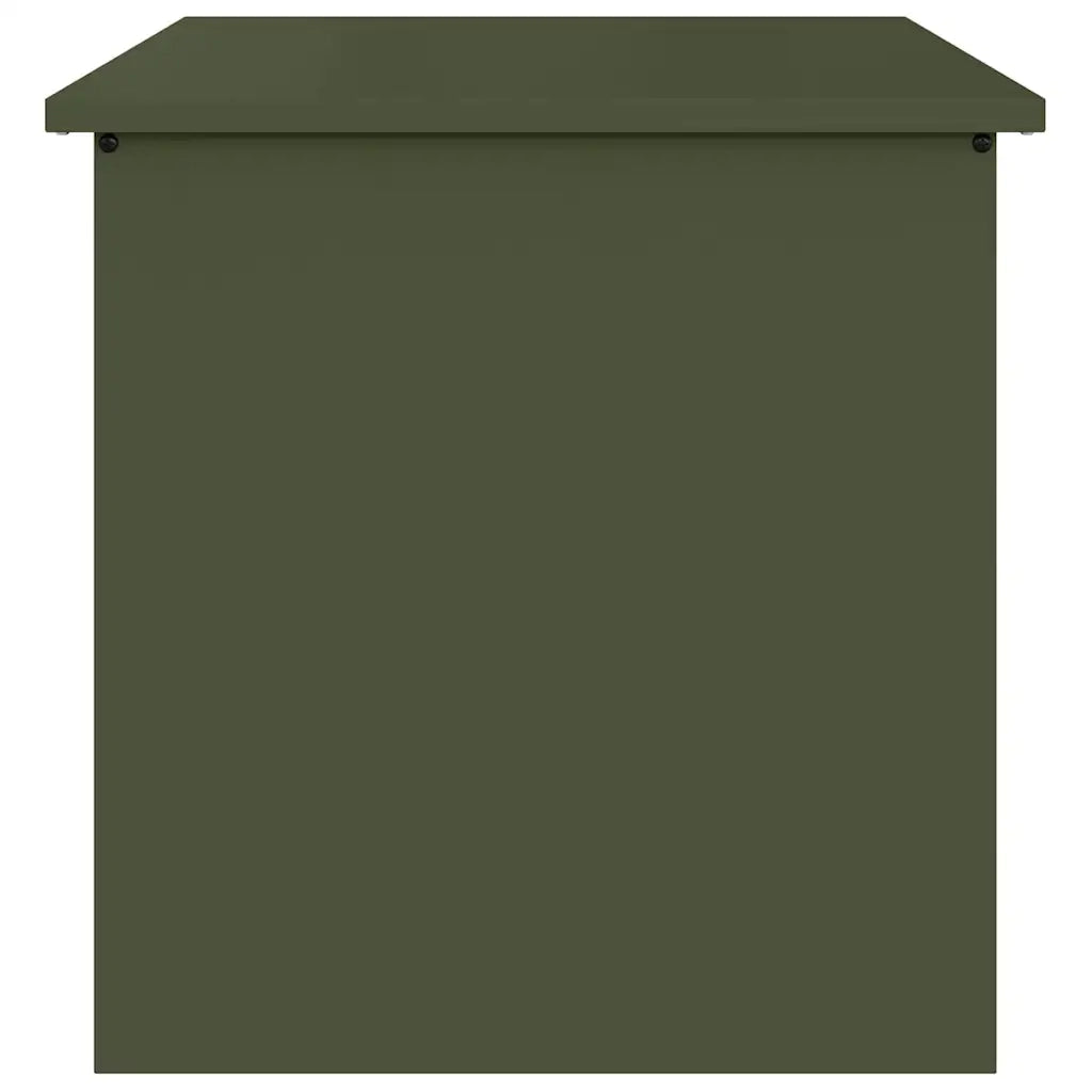 vidaXL Scatola di Stoccaggio Esterno Oliver verde 55 x 50.5 x 50 cm