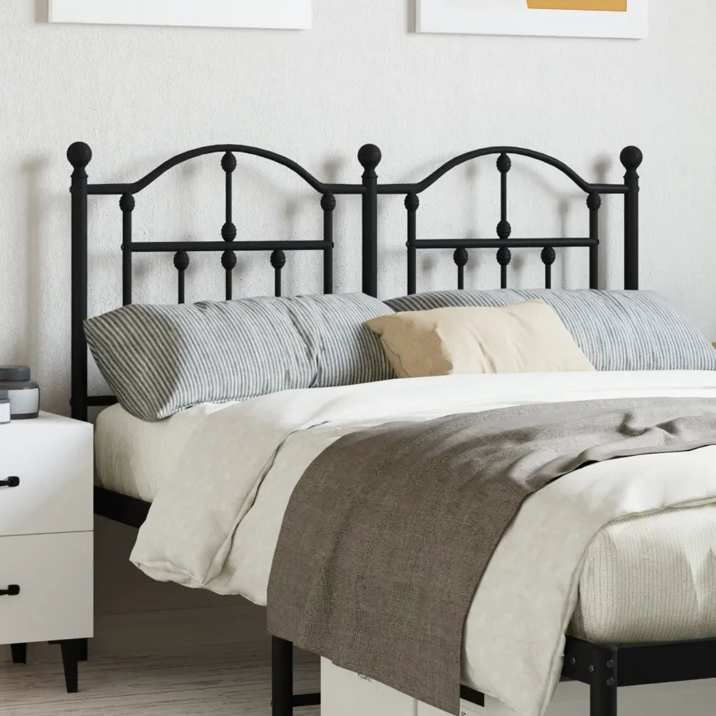 Testiera di Ricambio in Metallo Nero 120 cm 353470