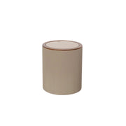 Pattumiera bagno 5 litri in plastica beige design moderno Linea London Feridras
