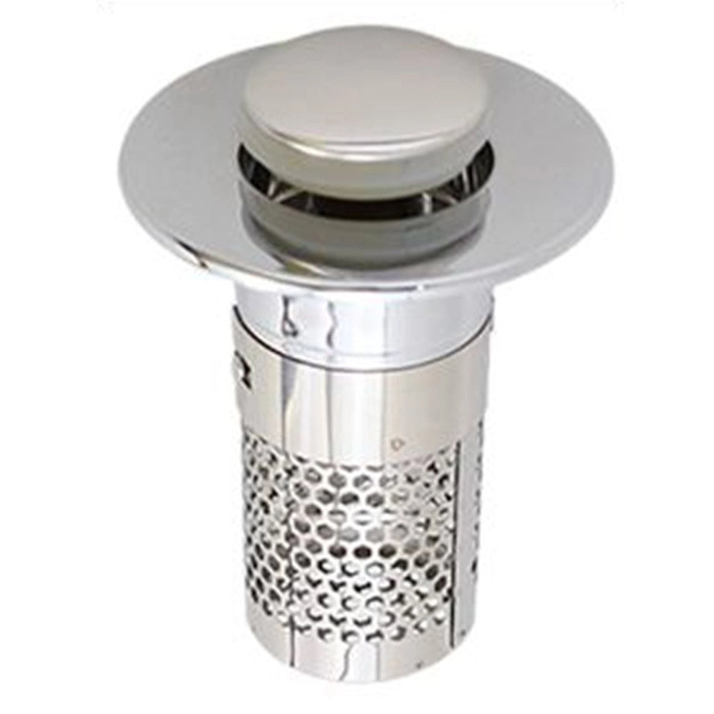 Trade Shop - Tappo Di Scarico Per Lavandino Universale Pop Up Cucina Lavello Bagno Filtro 87338 -