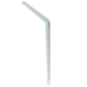 Trade Shop - Reggimensola Supporto Staffa Reggi Mensola In Metallo 12,5x15cm Bianca -
