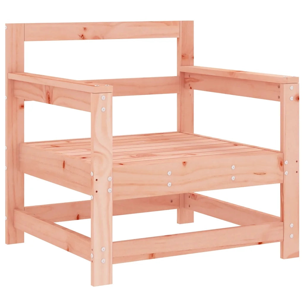 Sedie da Giardino con Cuscini 2 pz in Legno Massello di Douglas 825567