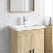 Lavabo da bagno Cromato 61 x 40 x 16,5 cm Metallo 890234