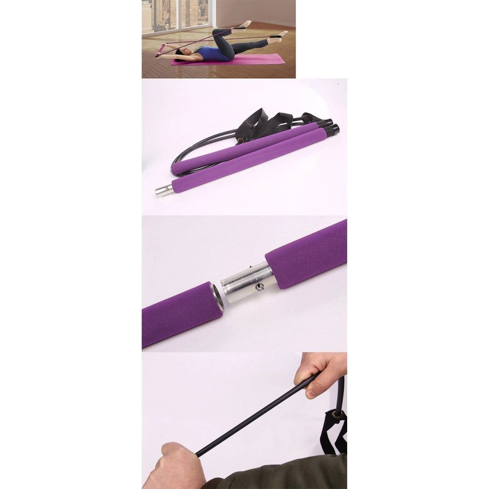 Trade Shop - Attrezzo Elastico Long Esercizi Braccia Resistenza Pilates Corda Elastica -