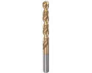 Bohro spirale in acciaio ad alta velocità titanio trattato - 12,1 mm - M42 - 8% cobalto - canna rettilinea per acciaio inox, alluminio e leghe di metallo