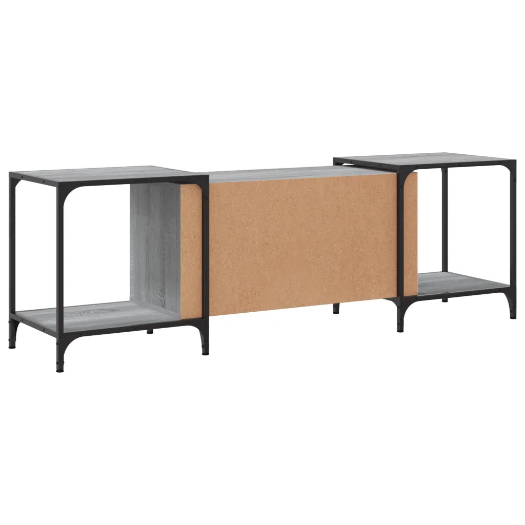 Mobile Porta TV Grigio Sonoma 153x37x50 cm in Legno Multistrato 837605
