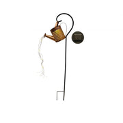 ANNAFFIATOIO CON GOCCE DI LED BIANCO CALDO, H 70 CM, A PANNELLO SOLARE, IP44