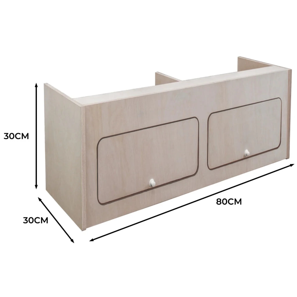 Armadio per camper a pensile per camper – 80cm x 30cm x 30cm
