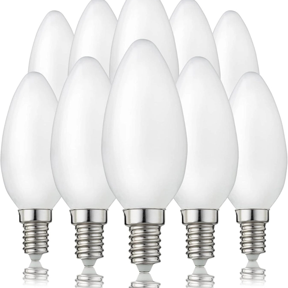 Kit lampadina a candela led optonica ac175-265v e14 c37 a led 8 watt *** temperatura colore lampada 4000k bianco natu...