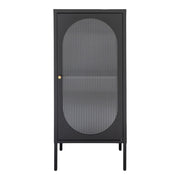Vetrinetta Adelaide, Nero, Metallo, 35x50x110 cm