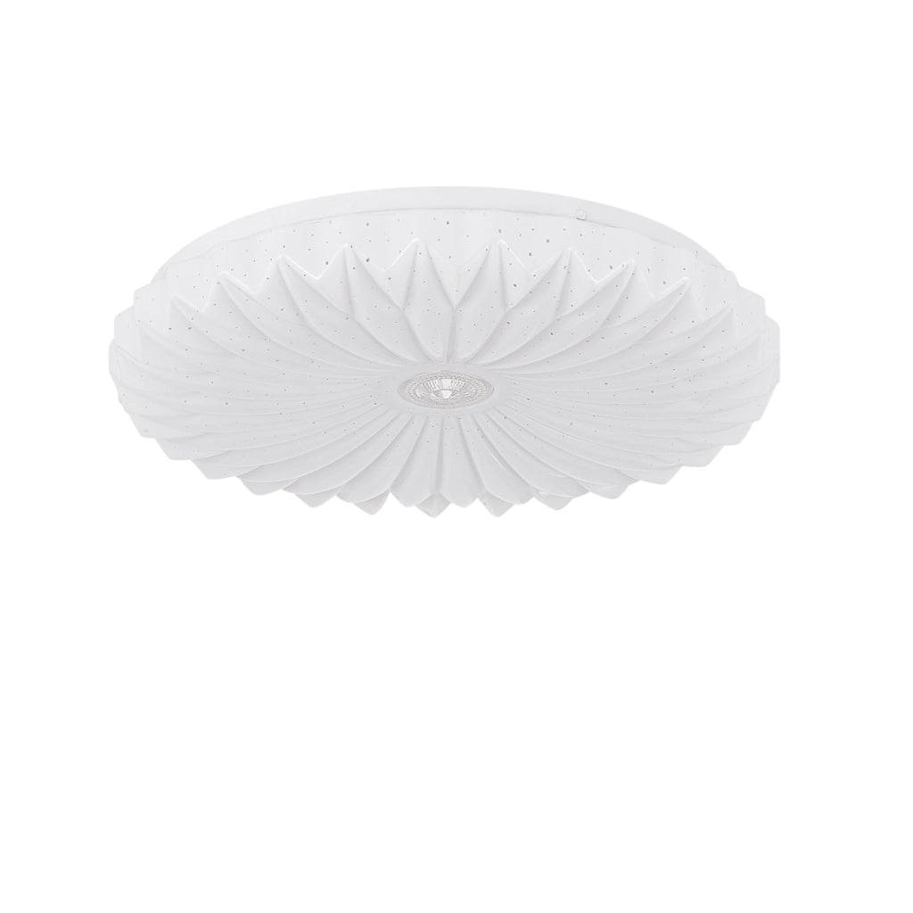 Plafoniera Zivora bianca Ø40cm effetto stellare LED 23W