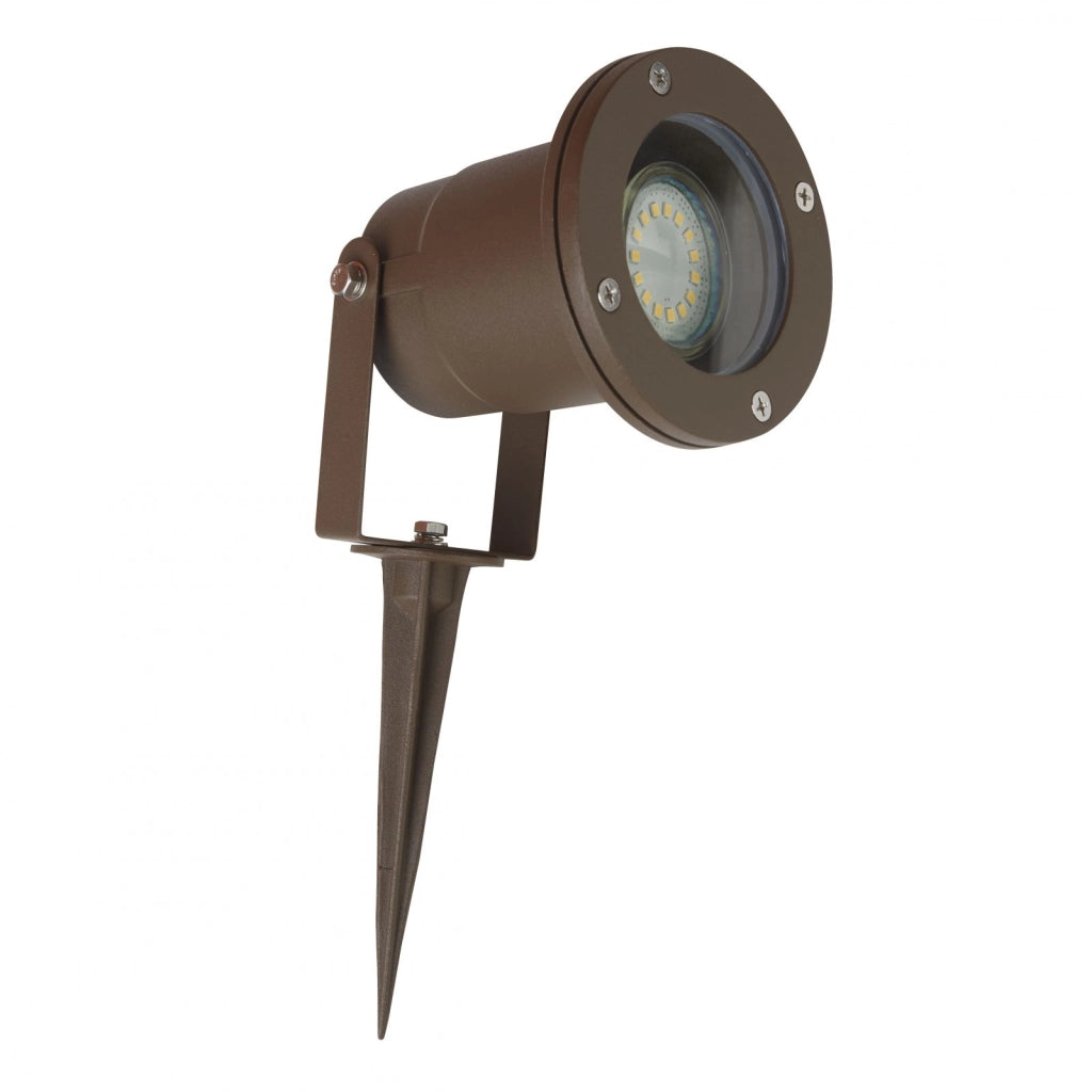 Spikey II Outdoor Spike - Metallo marrone ruggine e policarbonato