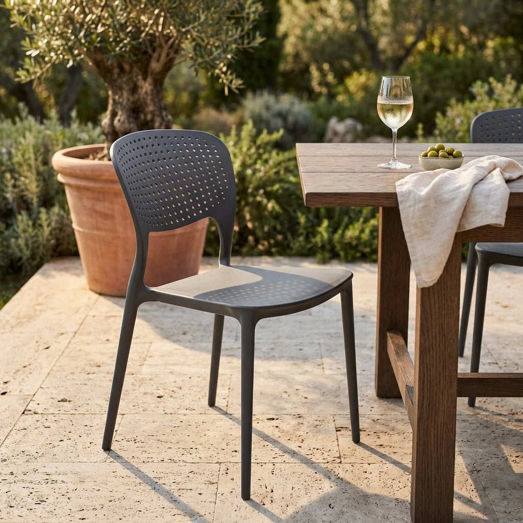 Sedia da Giardino in Plastica cm 56x46x80 - BELL