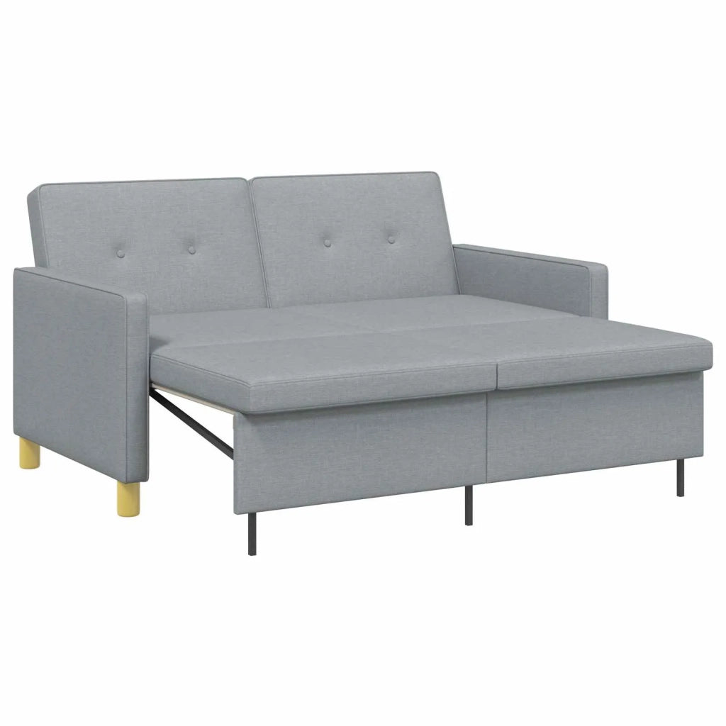 Divano letto | Sof¨¤ letto | Letto singolo Estraibile Verde chiaro Tessuto