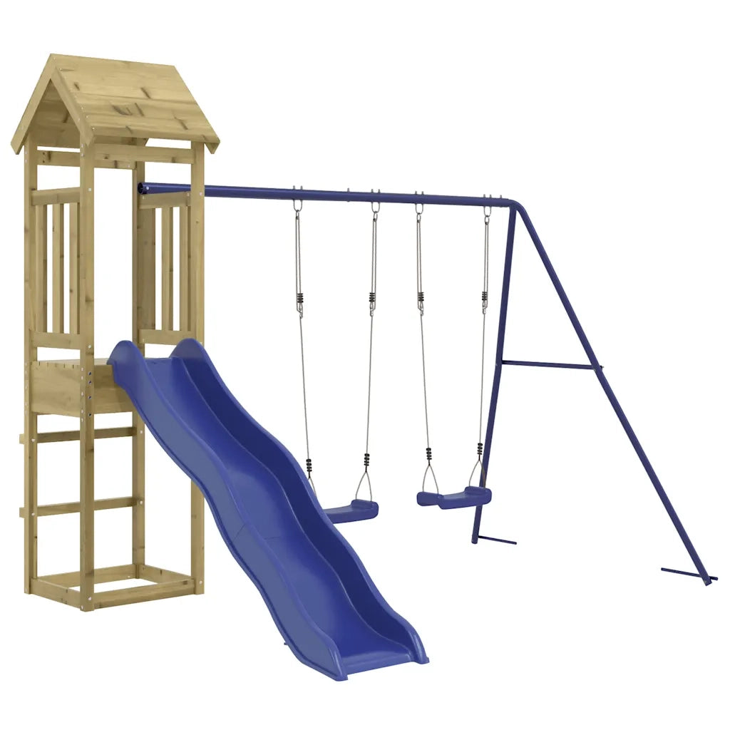 Set da Gioco da Esterno in Legno di Pino Impregnato CFW2652730