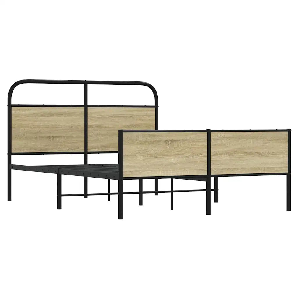 Giroletto senza Materasso Rovere Sonoma 140x200cm in Truciolato 4100447