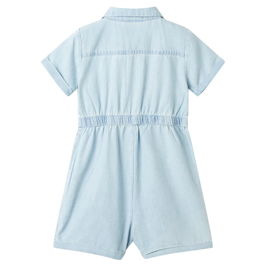 Tutina da Bambina a Maniche Corte Blu Tenue 128 CFW1570087