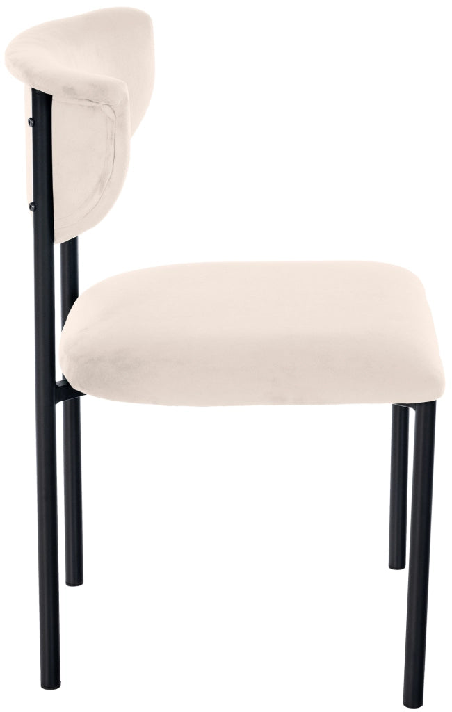 Set di 2 sedie visitatore Gambell velluto 2