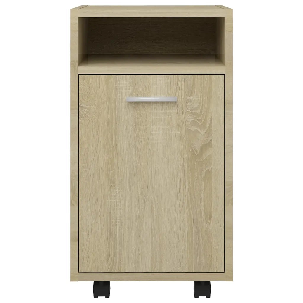 Credenza con Ruote Rovere Sonoma 33x38x60 cm in Truciolato cod mxl 60042
