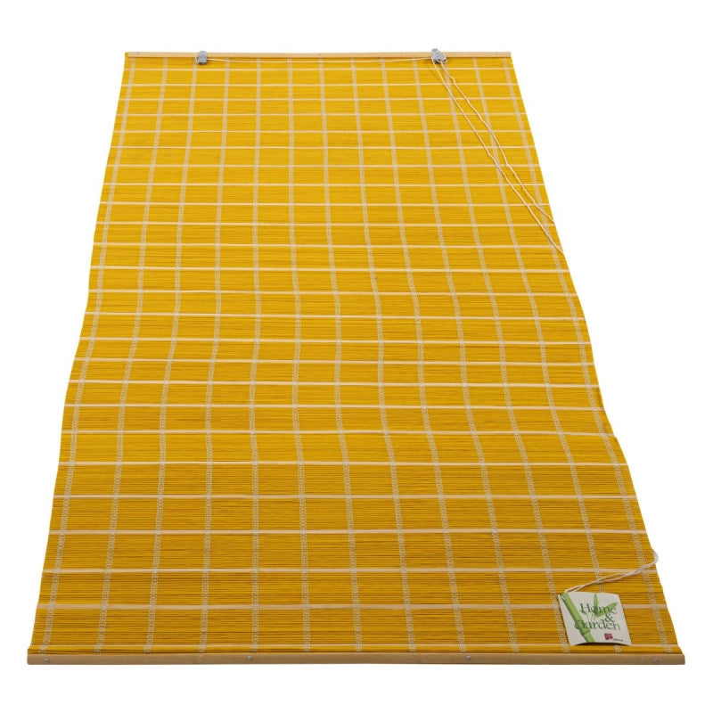 Set di 6 Tende Bambu'150x260 Gialla Naturale