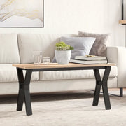 Telaio Gambe a Y per Tavolino da Salotto 90x30x43 cm in Acciaio