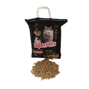 Lettiera superpets universale biologica, in pellet ecologico per animali domestici e uccelli, confezione 132pz -792kg - 170011