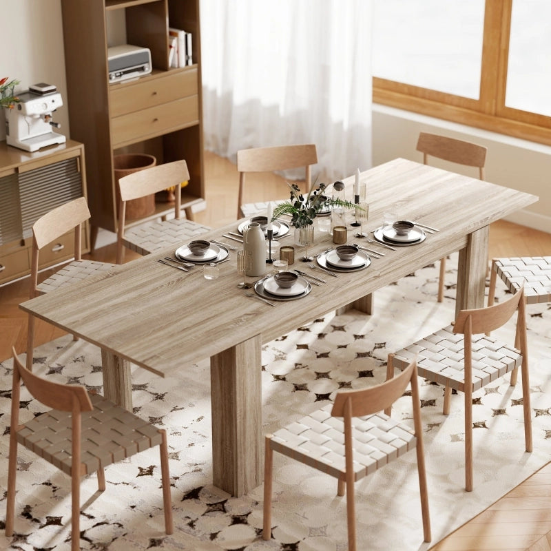 Tavolo da pranzo - estraibile da 180 a 260 cm - per 6-10 persone - legno