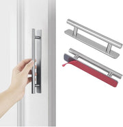 Maniglie per porta in acciaio inossidabile - Maniglia deurtrekhendel - 2 pezzi - 150 mm x 25 mm - Sostituisce la maniglia di sicurezza - Duraturo e robusto
