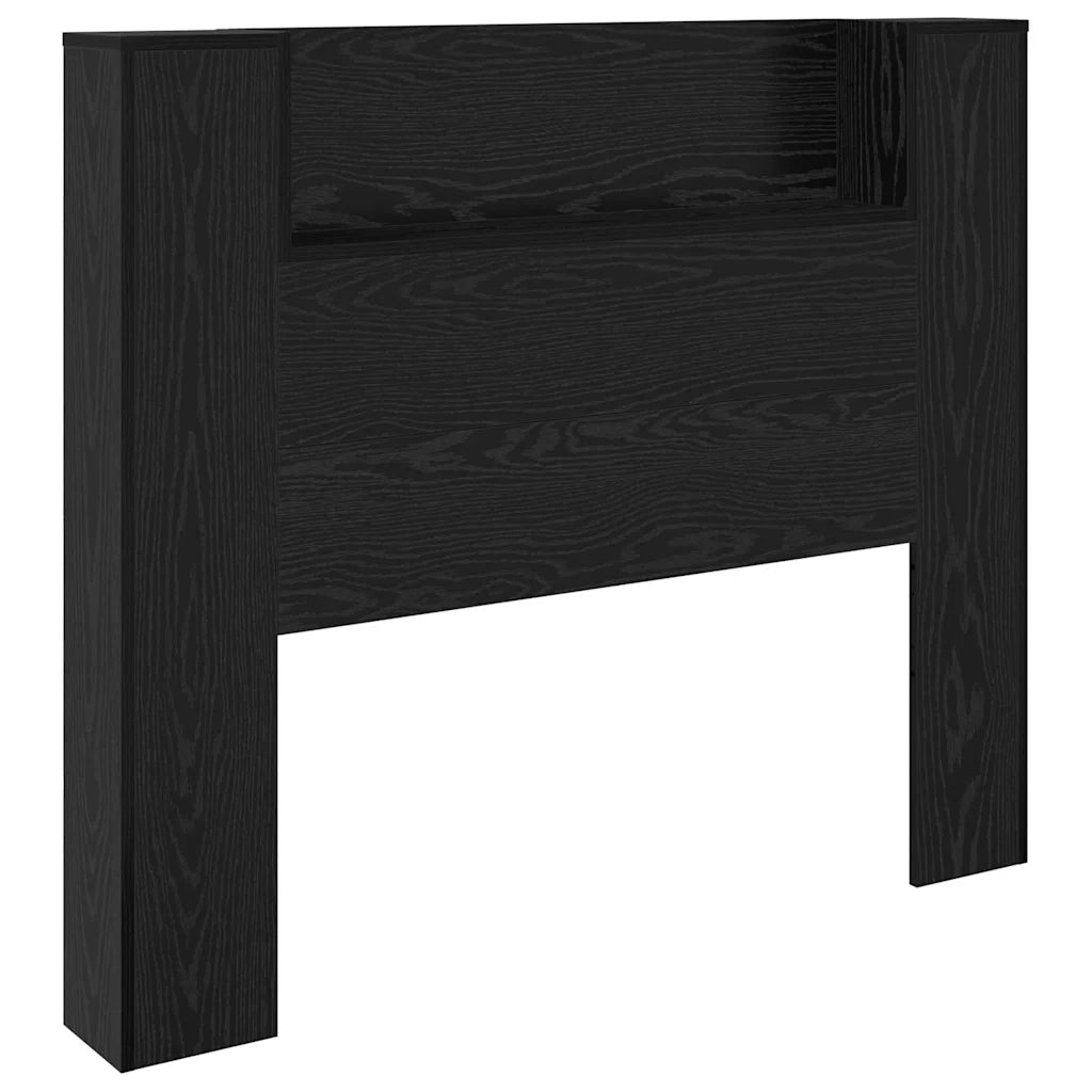 Testiera | Testata Rovere Nero 120 x 15 x 103,5 cm Legno multistrato