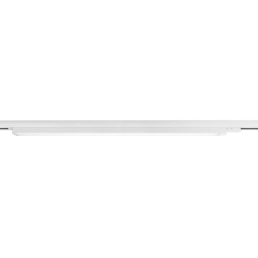 Barra LED faretto track binario trifase 28W alluminio nero bianco luce lineare negozio ufficio abitazione moderna 100cm BIANCO 3000K