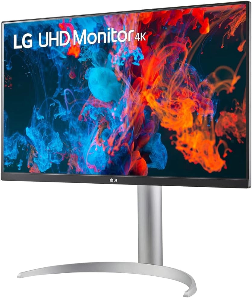 27UP650P Monitor 27" UltraHD 4K LED IPS HDR 400, 3840x2160, 5ms, AMD FreeSync 60Hz, HDMI 2.0 (HDCP 2.2), Display Port 1.4, AUX, Stand Pivot, Flicker Safe, Bianco