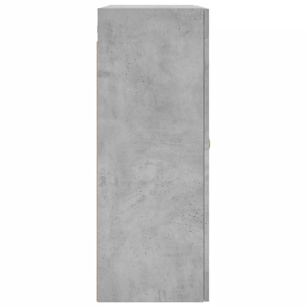 Elegante pensile di design con ampia capacità contenitiva 69 x 34 x 90 cm realizzato in legno composito grigio cemento 02_0048613