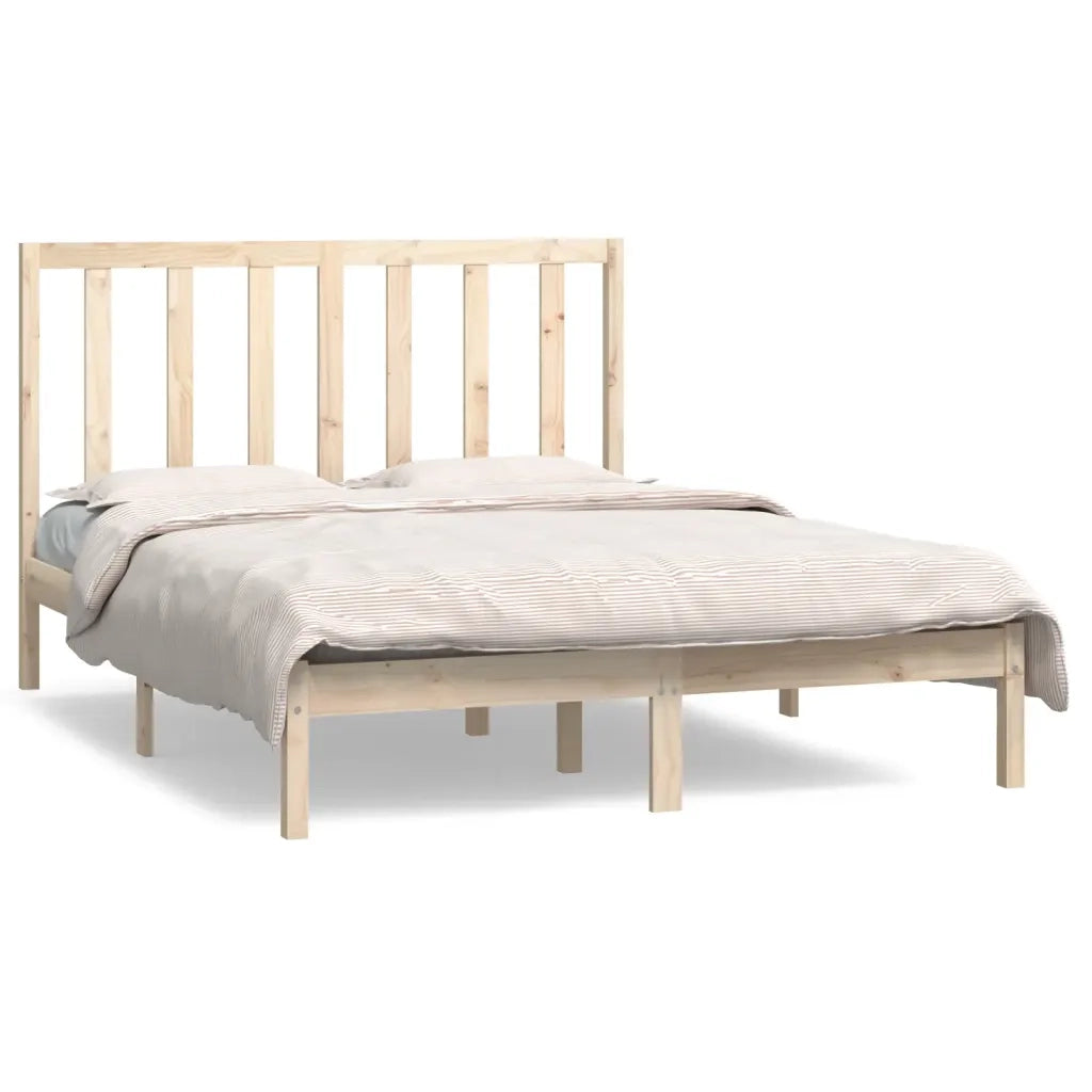 Giroletto senza Materasso 135x190 cm in Legno Massello di Pino 3106613