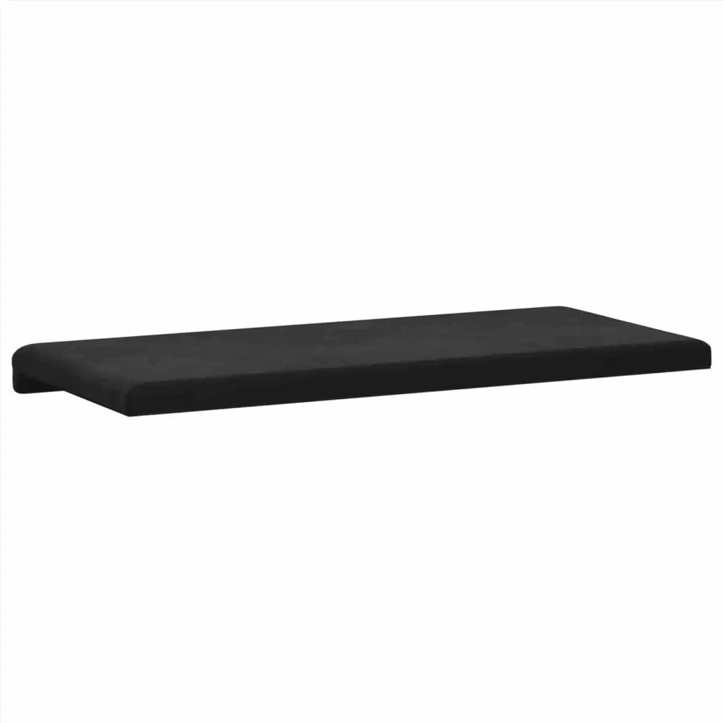 Cuscino per panchina Velluto (V) Nero Profondità 35 cm 42043258