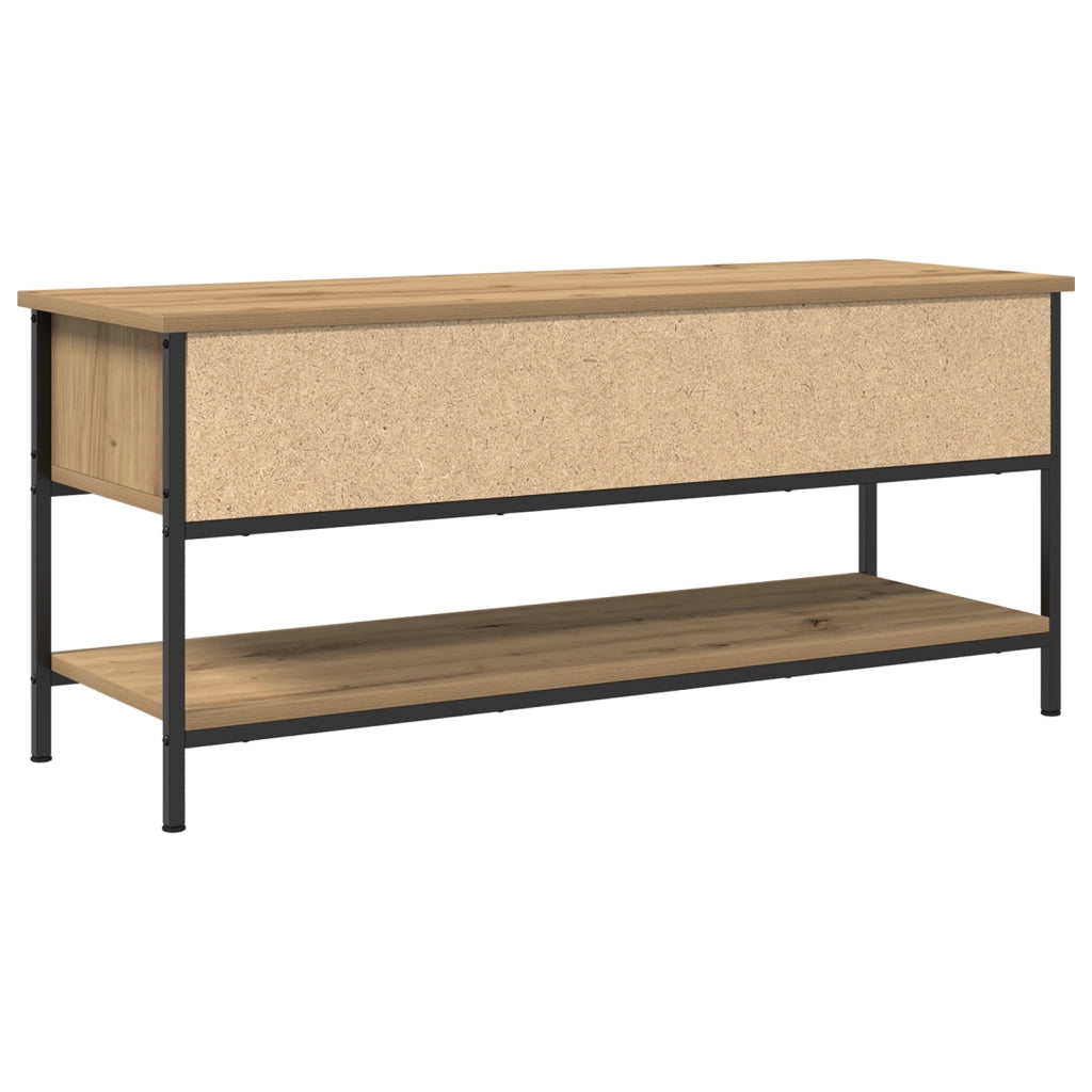 mobile TV  Artisan Rovere 100x35x45 cm Legno ingegnerizzato e Acciaio