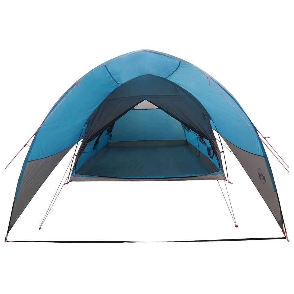 Tenda a tunnel con copertura impermeabile 10 persona Blu 42042239
