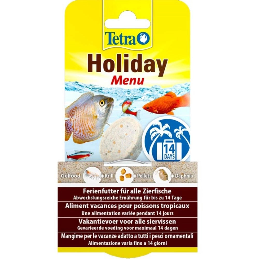 Tetra Holiday Menu 30gr - tris di mangimi per le vacanze