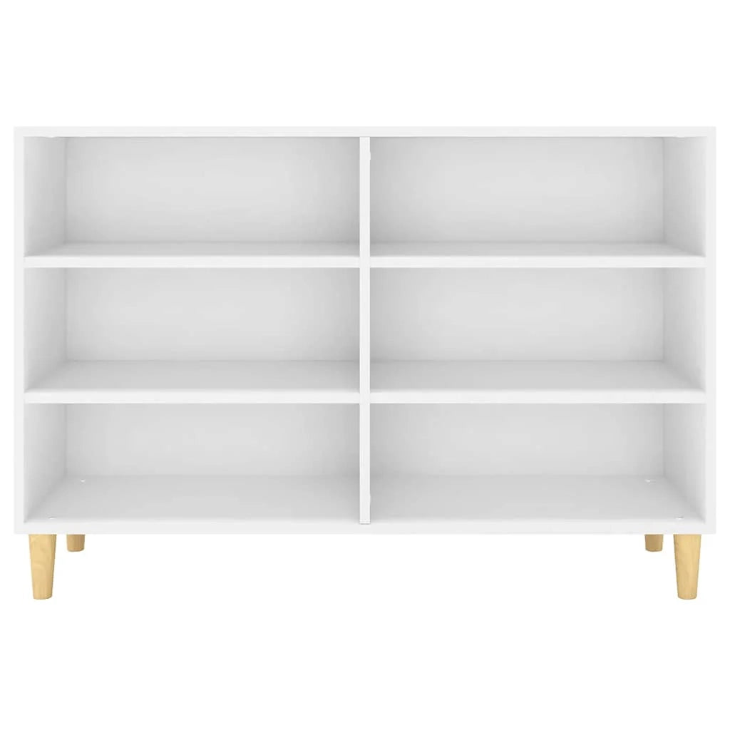 Buffet credenza cassettiera armadio mobile contenitore organizer per cucina soggiorno salotto 103,5 x 35 x 70 cm legno ingegnerizzato bianco 02_0030181