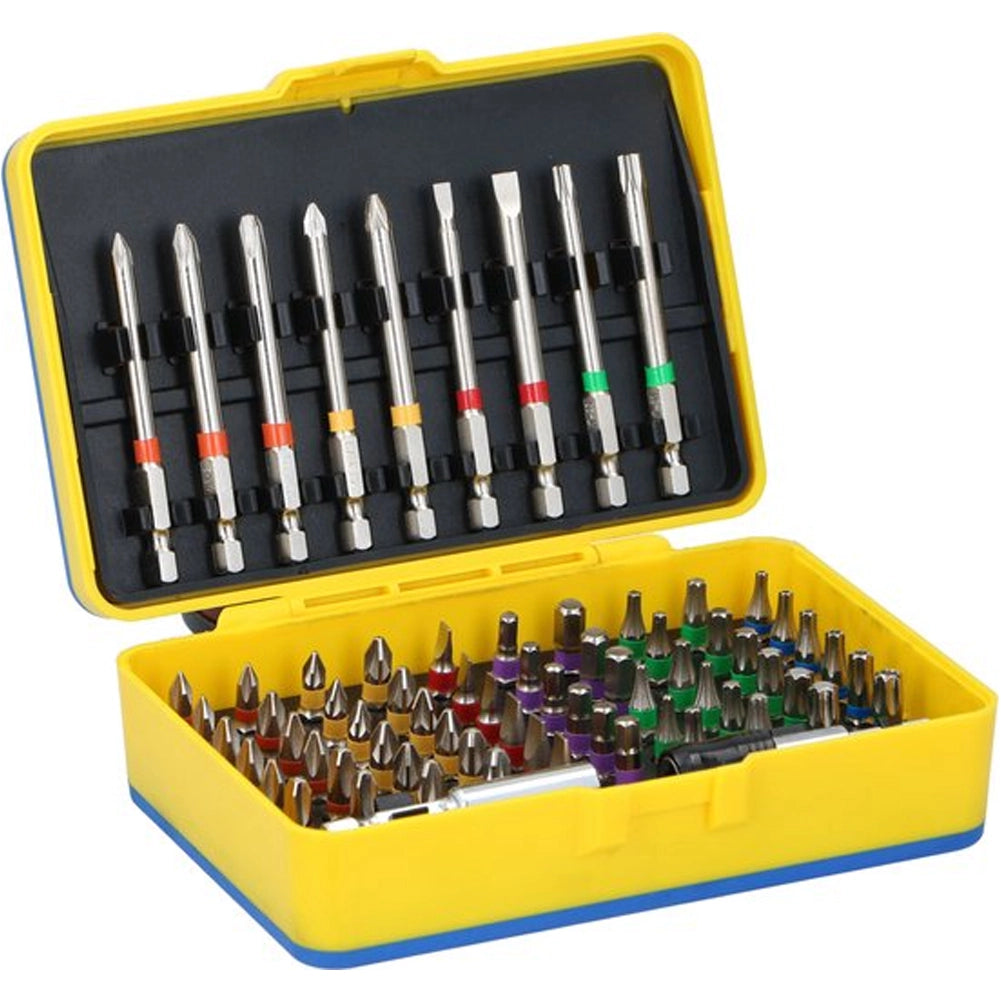 Set 71 Punte per Fai da Te Bricolage Utensili Attrezzi da Lavoro e Custodia