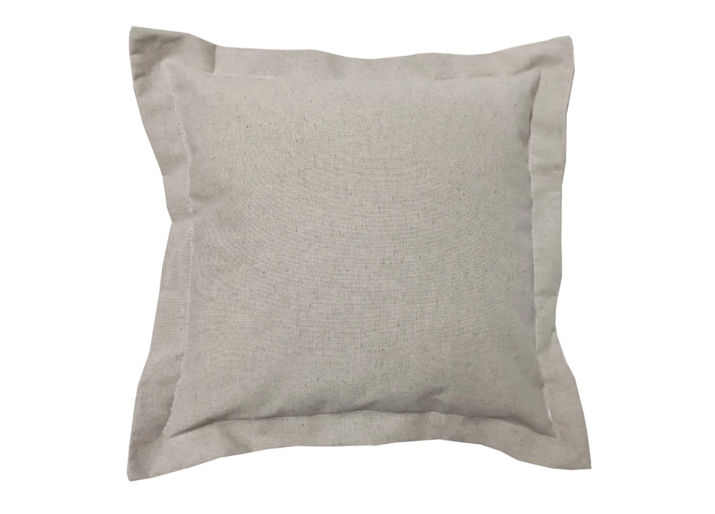Federa Per Cuscino Arredo Casa Chiusura Zip Fodera Tinto Filo Tinta Unita SV - 50x50 - Grigio