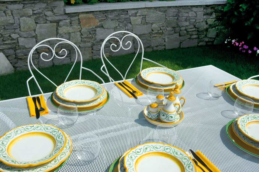 Tavolo Desenzano 160X100 - Ferro Avorio 2 Pz