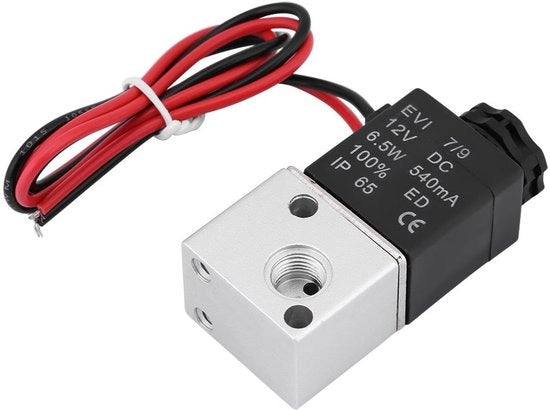 Vitale per la manutenzione - Valvola a tre vie 2 posizioni - Chiudere normalmente - Materiale in ottone - Pneumatica - Duratura - Azionata elettricamente - Vaso di regolazione