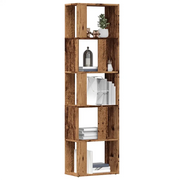 vidaXL Libreria Legno Antico 45x24x159 cm in Legno Multistrato