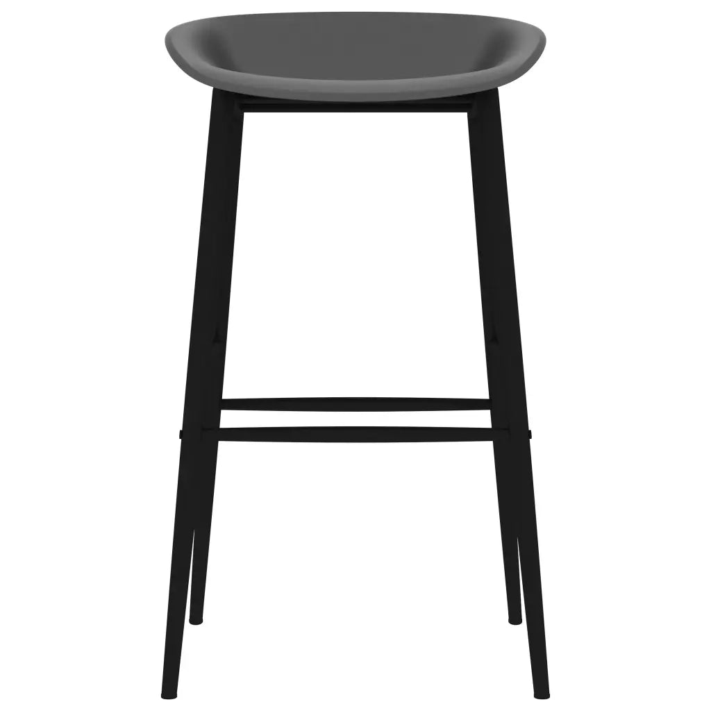 Set da Bar 7 pz Nero e Grigio 3057481