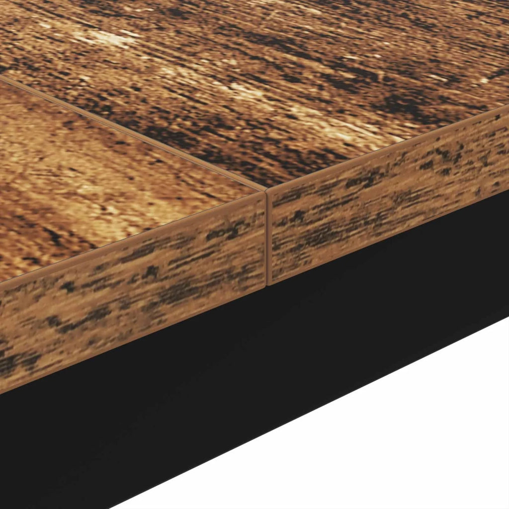 Tavolino da salotto | Tavolino da caff¨¨ | Tavolino da Soggiorno Legno vecchio 80 x 80 x 45 cm