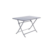 Tavolo rettangolare pieghevole greensboro 4 posti quarzo 110 x 70 x 71 cm