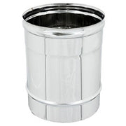 CANNA FUMARIA IN ACCIAIO - ELEMENTO LINEARE DA MT 0.25- Diam. 130- DK- pezzi 1