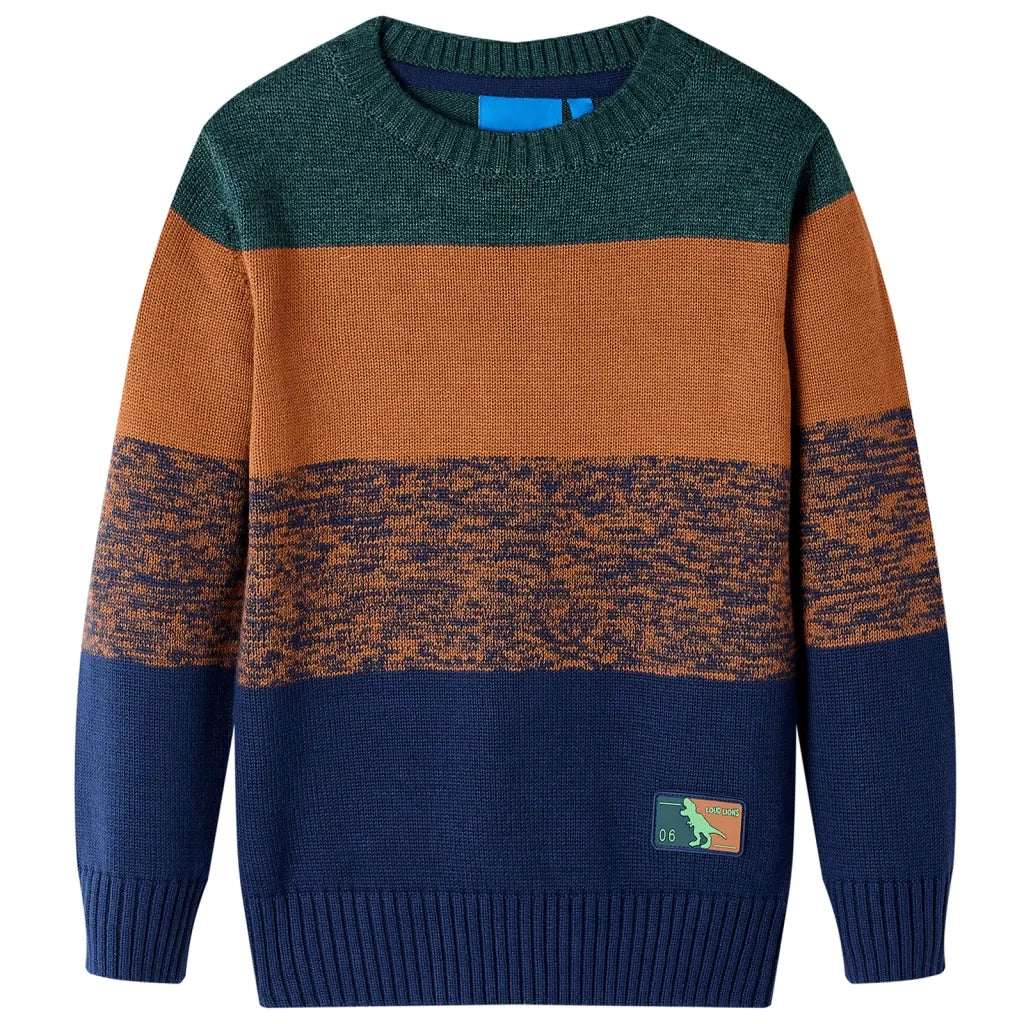 Maglione per Bambini Lavorato a Maglia Multicolore 104cod mxl 84449