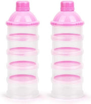 Prodotti per la conservazione del latte in polvere - Contenitori di conservazione del latte in polvere - Scatola di conservazione del latte in polvere - Colore Rosa
