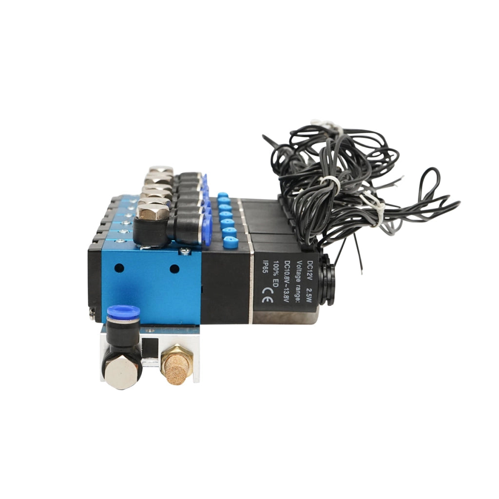 Scatola elettrovalvola verricello CD Trattore forestale 12V 5 chiusi, 2 aperti